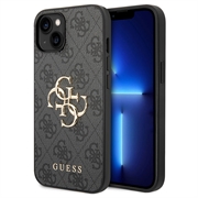 iPhone 15 Plus Guess 4G Big Metal Logo Hybridikotelo