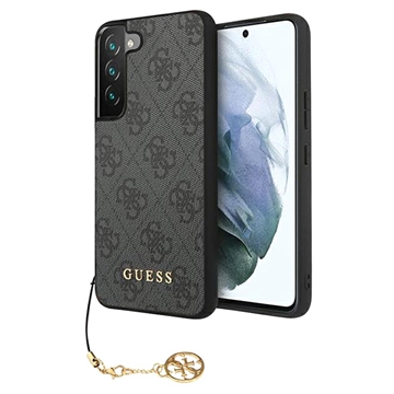 Guess 4G Charms Collection Samsung Galaxy S23 5G Hybridikotelo - Harmaa