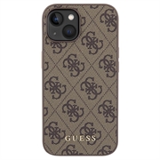 iPhone 15 Guess 4G Metal Gold Logo Hybridikotelo