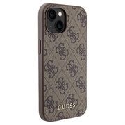 iPhone 15 Guess 4G Metal Gold Logo Hybridikotelo