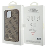 iPhone 15 Guess 4G Metal Gold Logo Hybridikotelo