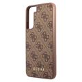 Guess 4G Metal Gold Logo Samsung Galaxy S23+ 5G Hybridikotelo - Ruskea