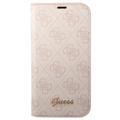 Guess 4G Metal Gold Logo iPhone 14 Plus Lompakkokotelo