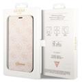 Guess 4G Metal Gold Logo iPhone 14 Plus Lompakkokotelo