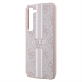 Guess 4G Printed Stripe Samsung Galaxy S23 5G Hybridikotelo - Pinkki