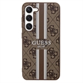 Guess 4G Printed Stripe Samsung Galaxy S23+ 5G Hybridikotelo - Ruskea