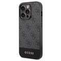 Guess 4G Stripe iPhone 13 Pro Max Hybridikotelo - Ruskea