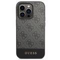 Guess 4G Stripe iPhone 14 Pro Hybridikotelo - Harmaa