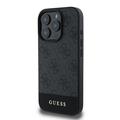 iPhone 16 Pro Guess 4G Stripe Hybridikotelo - Harmaa