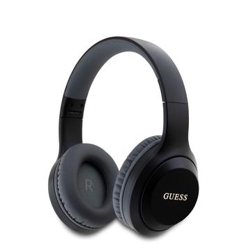 Guess Classic Metal Logo Over-Ear langattomat kuulokkeet - musta