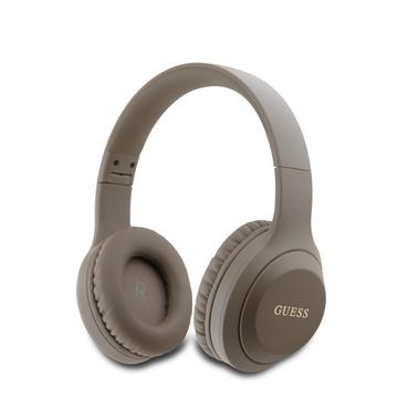 Guess Classic Metallilogo Over-Ear langattomat kuulokkeet - Ruskea