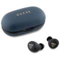 Guess Grained Classic Logo True Wireless -kuulokkeet - Sininen