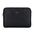 Guess Grained Triangle Logo Laptop Sleeve - 14" - Musta