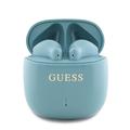 Guess Printed Classic Logo TWS langattomat kuulokkeet - turkoosi