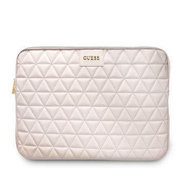 Guess Quilted Universaali Kannettavan Tietokoneen Suojus - 13" - Pinkki