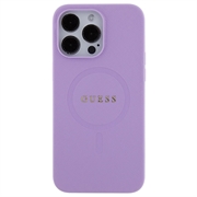 iPhone 15 Pro Max Guess Saffiano Hybridikotelo - MagSafe-Yhteensopiva - Violetti