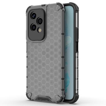 Honor 200 Lite Honeycomb Armored Hybridikotelo - Musta