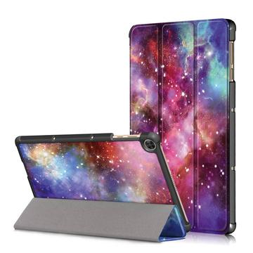 Honor Pad X8/X8 Lite Tri-Fold Folio-kotelo - Galaksi