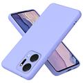 Honor X7a Liquid Silicone Suojakuori - Violetti