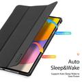 Huawei MatePad SE 11 Dux Ducis Domo Tri-Fold Smart Lompakkokotelo - Musta