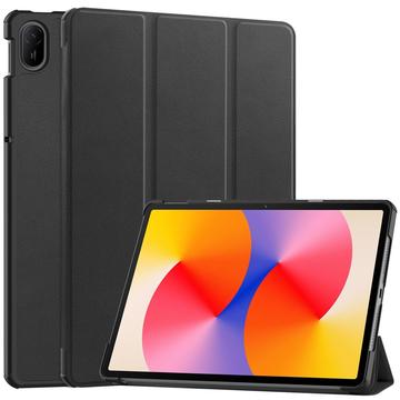 Huawei MatePad SE 11 Tri-Fold Sarjan Smart Lompakkokotelo - Musta