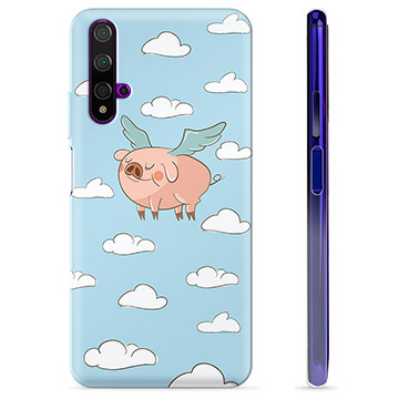 Huawei Nova 5T TPU Suojakuori - Lentävä Possu