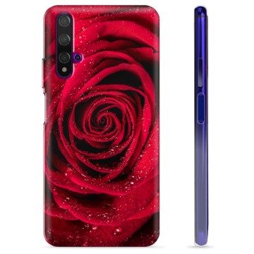 Huawei Nova 5T TPU Suojakuori - Ruusu