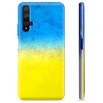 Huawei Nova 5T TPU Kotelo Ukrainan Lippu - Kaksisävyinen