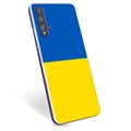 Huawei Nova 5T TPU Kotelo Ukrainan Lippu - Keltainen ja vaaleansininen