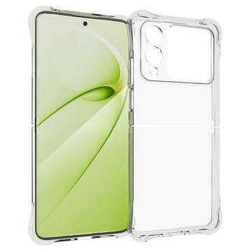 Huawei Nova Flip Iskunkestävä TPU Suojakuori - Läpinäkyvä