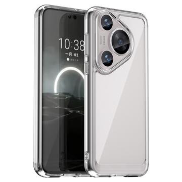 Huawei Pura 70 Pro Anti-Shock Hybridikotelo - Läpinäkyvä