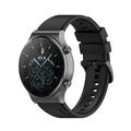 Huawei Watch GT 2 Pro Pehmeä Silikoniranneke - Musta