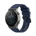 Huawei Watch GT 2 Pro Pehmeä Silikoniranneke - Tummansininen