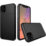 iPhone 11 Hybridikotelo Liukuvalla Korttipaikalla