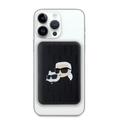 Karl Lagerfeldin kohokuvioitu MagSafe Power Bank 5000mAh - Karl & Choupette Heads - musta