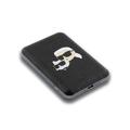 Karl Lagerfeldin kohokuvioitu MagSafe Power Bank 5000mAh - Karl & Choupette Heads - musta