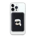 Karl Lagerfeldin kohokuvioitu MagSafe Power Bank 5000mAh - Karl Head - musta