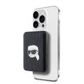 Karl Lagerfeldin kohokuvioitu MagSafe Power Bank 5000mAh - Karl Head - musta