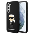 Karl Lagerfeld Ikonik Samsung Galaxy S23 5G Silikonikuori - Musta