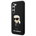 Karl Lagerfeld Ikonik Samsung Galaxy S23 5G Silikonikuori - Musta