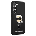 Karl Lagerfeld Ikonik Samsung Galaxy S23 5G Silikonikuori - Musta