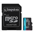 Kingston Canvas Go! Plus microSDXC-muistikortti sovittimella SDCG3/128GB - 128GB