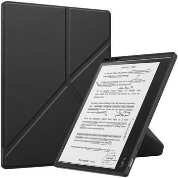 Kobo Elipsa 2E Origami Stand Suojakotelo - Musta