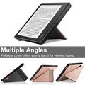 Kobo Libra 2 Origami Stand Suojakotelo - Ruusukulta