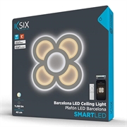 Ksix Barcelona SmartLED-kattovalaisin - 90W - Valkoinen