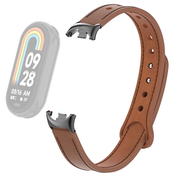 Xiaomi Smart Band 8 Nahkahihna Liittimillä