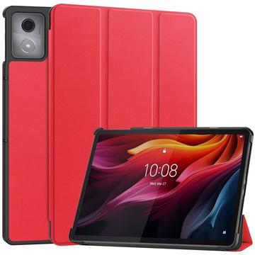 Lenovo Tab K11 Plus Tri-Fold Sarjan Smart Lompakkokotelo - Punainen