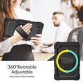 Lenovo Tab M10 Plus Gen 3 Heavy Duty 360 Suojakotelo Käsihihnalla - Musta