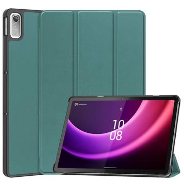 Lenovo Tab P11 Gen 2 Tri-Fold Sarjan Smart Lompakkokotelo - Vihreä