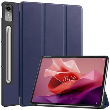 Lenovo Tab P12 Tri-Fold Sarjan Smart Lompakkokotelo - Sininen